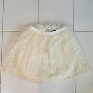 Cream Tulle Express Skirt Size 4